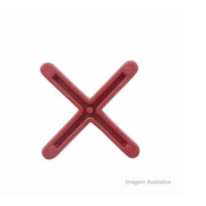 Espaçador para Piso 3,00mm Vermelho 100 Peças Moldimplas