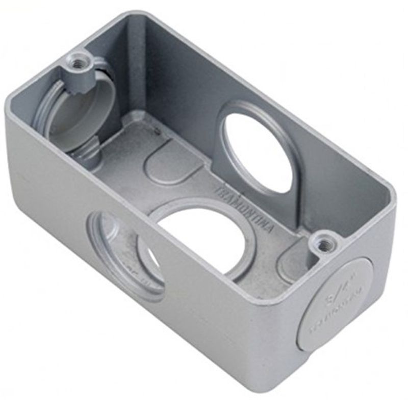 Condulete-Multiplo-3-4--Tipo-X-sem-Tampa-Tramontina
