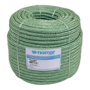 Corda Trançada Pet 14mm 1M Verde Riomar Cordas