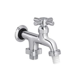 Torneira para Tanque Máquina Lavar com Adaptador Cromada Deca