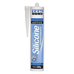 Silicone Acético Transparente 280g Tek Bond