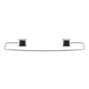 Porta Toalha Obi Preta 50cm Jackwal