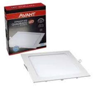 Painel LED de Embutir Pop Quadrado 24w 6500k Bivolt 85 Avant