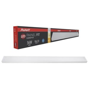 Painel LED Fit Sobrepor 100x1200 6500k 36w Avant