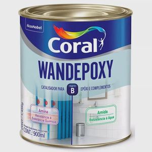 Catalizador Wandepoxy Amina Fundo 900ml Coral