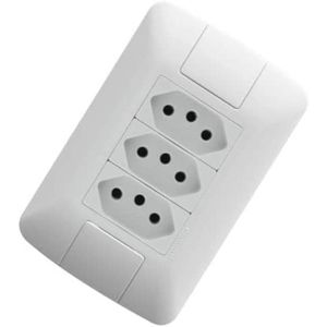 Tomada 2p+t 20a 250v Aria Branco Tramontina