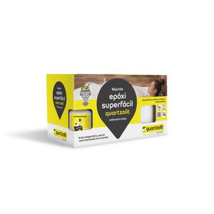 Rejunte Epóxi Superfacil Cinza Platina 1kg Quartzolit