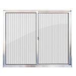 Janela-em-Aluminio-80lx80a-2-Folhas-de-Correr-Vidro-Canelado-Home-Quality