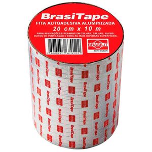 Fita de Aluminio Veda Tudo 10cm x 1Metro Brasilit