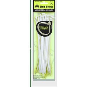 Abraçadeira de Nylon 280x3,5mm Natural com 50 Eletromar