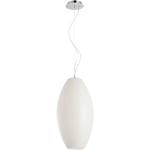 Luminária Pendente Polaris 1x Soquete E27 Vidro Branco Avant