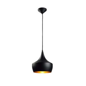 Luminária Pendente Zurique Aço e Alumínio Black 1xe27 Avant