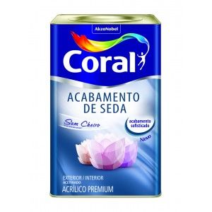 Decora Seda Acetinado Branco Gelo 18 Litros Coral