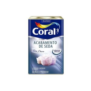 Decora Seda Acetinado Branco Neve 18 Litros Coral