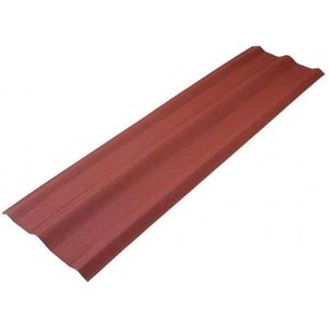 Cumeeira na Cor Vermelha Com Tamanho de 200x48cm Onduline