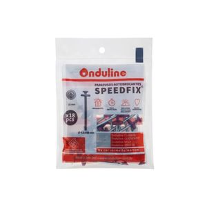 Kit Parafuso Speedfix Vermelho Marrom 18 Peças 4,2x68mm Onduline