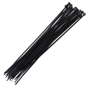 Abraçadeira Nylon Preta 2,5x200mm 20 Peças Bemfixa