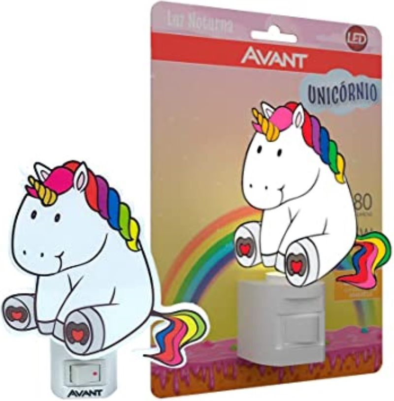 Luz-Noturna-Unicornio-Ambar-LED-1W-Bivolt-Avant
