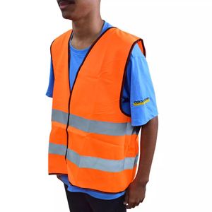 Colete Refletivo Laranja Fluor Worker
