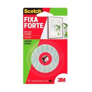 Fixa Forte Espuma Dupla Face 24mmx1,5m 3m