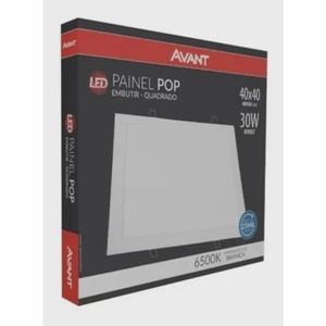 Painel LED de Embutir Pop Quadrado 30W 6500k Bivolt - Avant