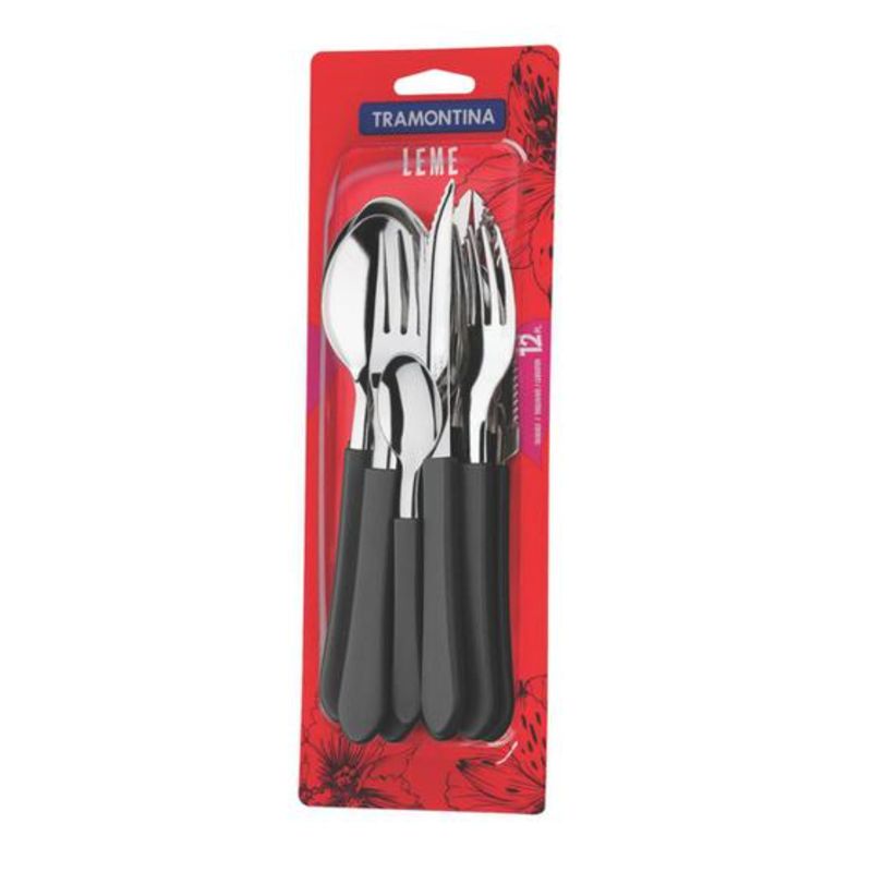 Faqueiro-Inox-12pc-Leme-Preto-23198039-T---Tramontina-Util