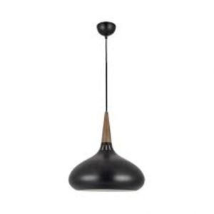 Luminária Pendente Urano Aço Preto 260mm Avant