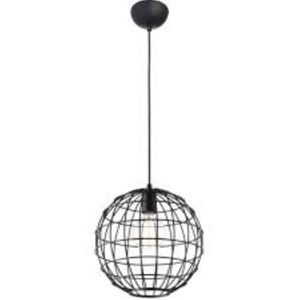 Luminária Pendente Terra Aço Preto 1xe27 Avant