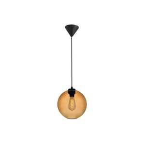 Luminária Pendente Ankara Ball Redondo 24cm Vidro Âmbar Avant