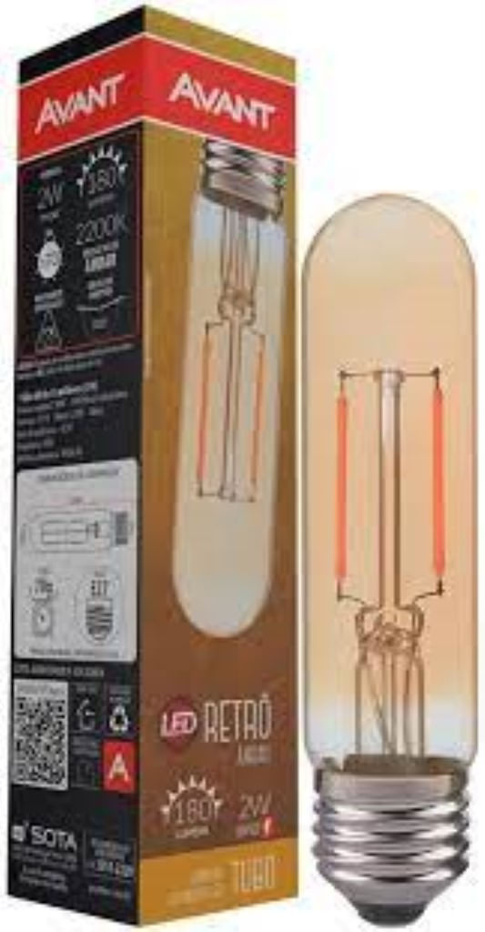 Lampada-LED-Retro-Tubo-T30-E27-Ambar-2200k-2w-Bivolt-Avant