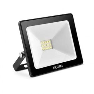Projetor de LED 10w Bivolt 6500k Preto Elgin