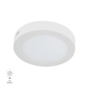 Painel LED de Sobrepor Redondo de 24w Bivolt 6500k Blumenau