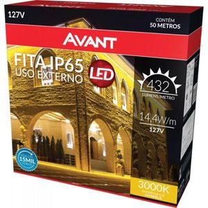 Fita de LED Externa Ip65 14,4wm Amarela 3000k Avant