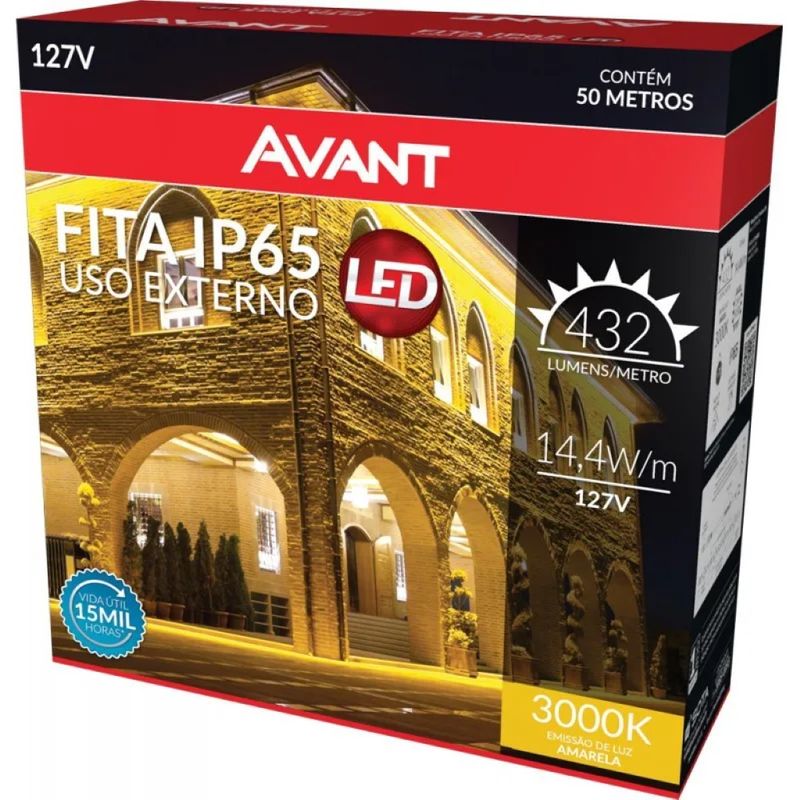 Fita-de-LED-Externa-Ip65-14-4wm-Amarela-3000k-Avant