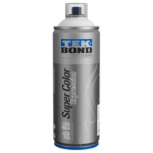 Tinta Spray Super Color Branco/Fosco Expression 400ml/312g Tek Bond