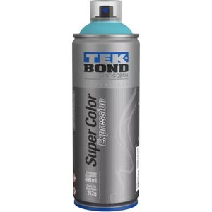 Tinta Spray Super Color Verde Electro/Fosco Expression 400ml/312g Tek Bond