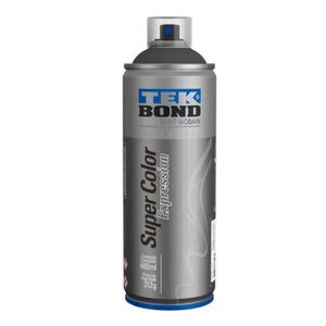 Tinta Spray Super Color Preto Tecnico/Fosco Expression 400ml/312g Tek Bond