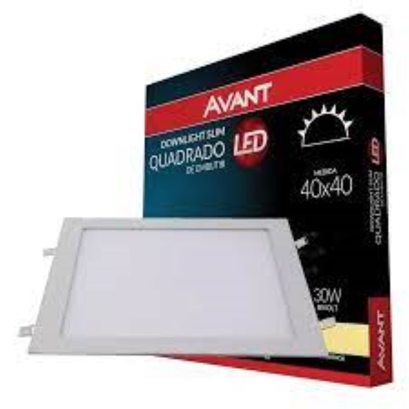 Painel-LED-de-Embutir-Pop-Quadrado-30w-6500k-Bivolt-Avant