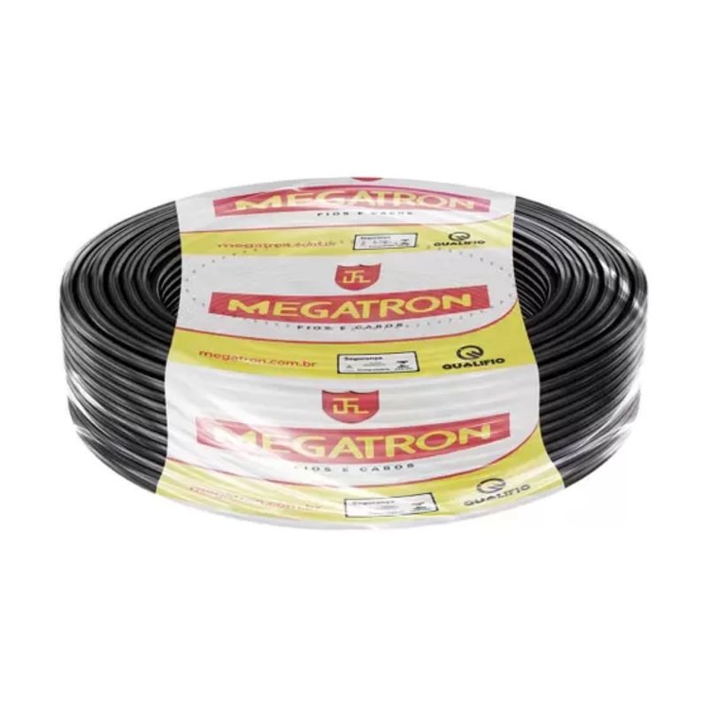 Cabo-Flex-750V-6mm-Preto-100-metros-Megatron