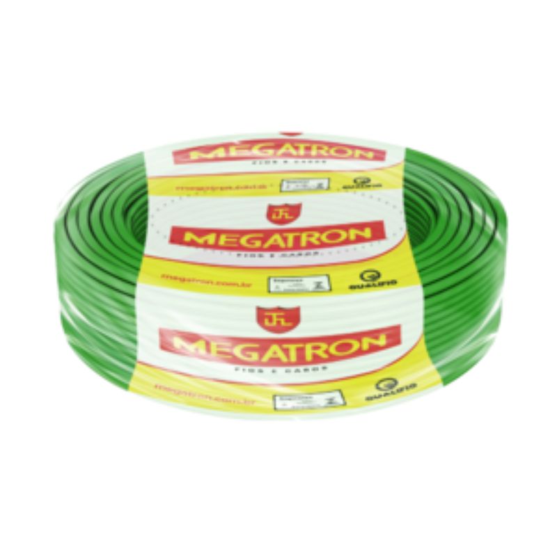 Cabo-Flex-750V-2-5mm-Verde-100m-Megatron