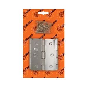 Dobradiça 850 Zincado 2" Encart com 3 Peças Silvana