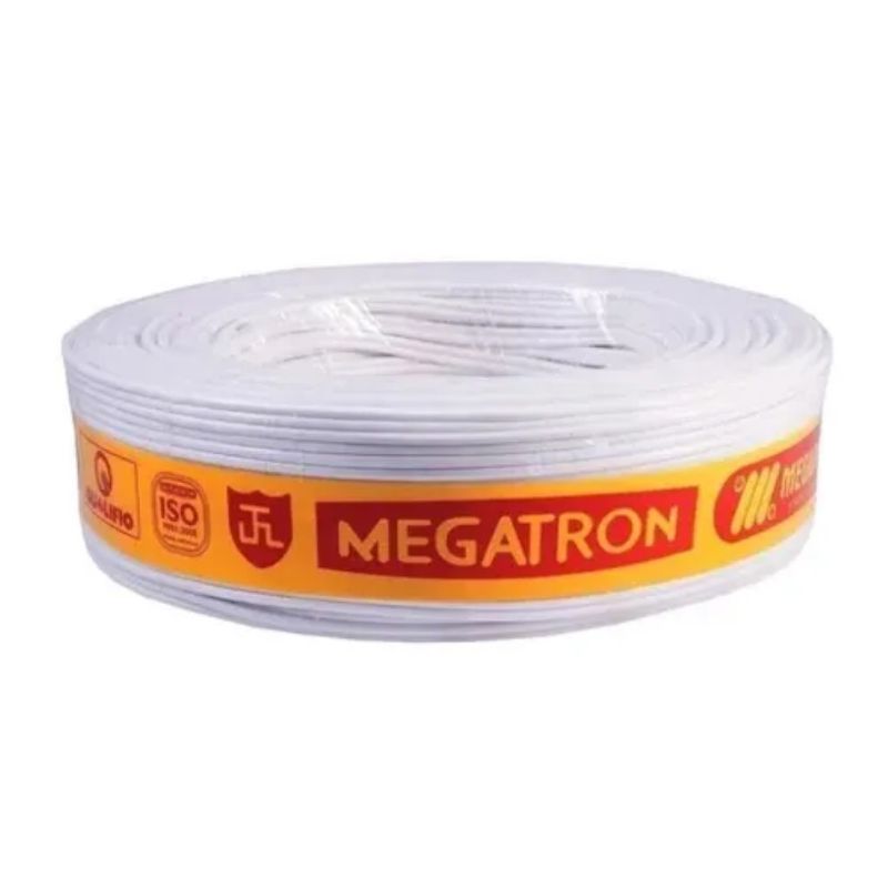 Cabo-Paralelo-300V-2x1-50mm-Branco-por-Metro-Megatron