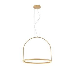 Luminária Pendente LED Cage Cobre Pequeno Alumínio Am3000k 12W Bivolt Avant