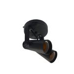 Spot-Light-E-27-Duplo-Preto-8x22cm-Metalplast