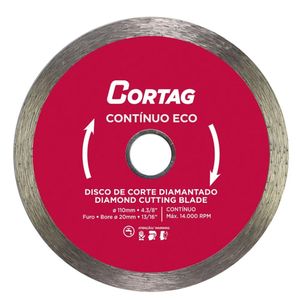 Disco Diamantado Contínuo Eco 110x220mm Cortag