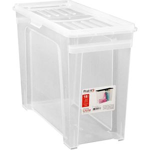 Caixa Incolor Tampa 18 Litros Pratk