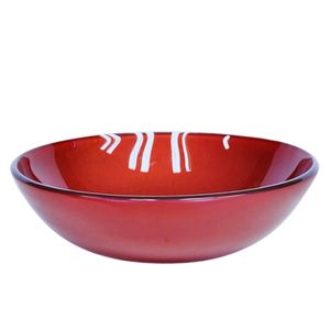 Cuba de Vidro Dourado Real Redonda de 35cm Vmex