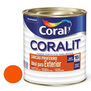 Coralit Zarcão Proferro Laranja 0,9 Litros Coral Coral