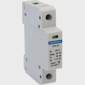 Dispositivo de Proteção Contra Surtos Tds 1 Polegada 45 Ka 275 Volts Classe Ii Tramontina