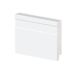 Rodapé Alizares 5Cm Branco 2,40 Metros Arquitech